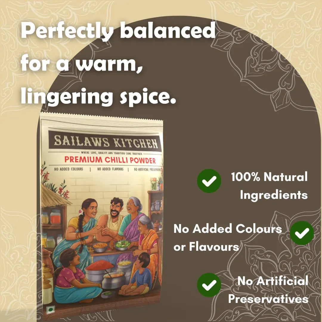 Premium Chilli Powder 500g | Premium Speciality Karam Powder