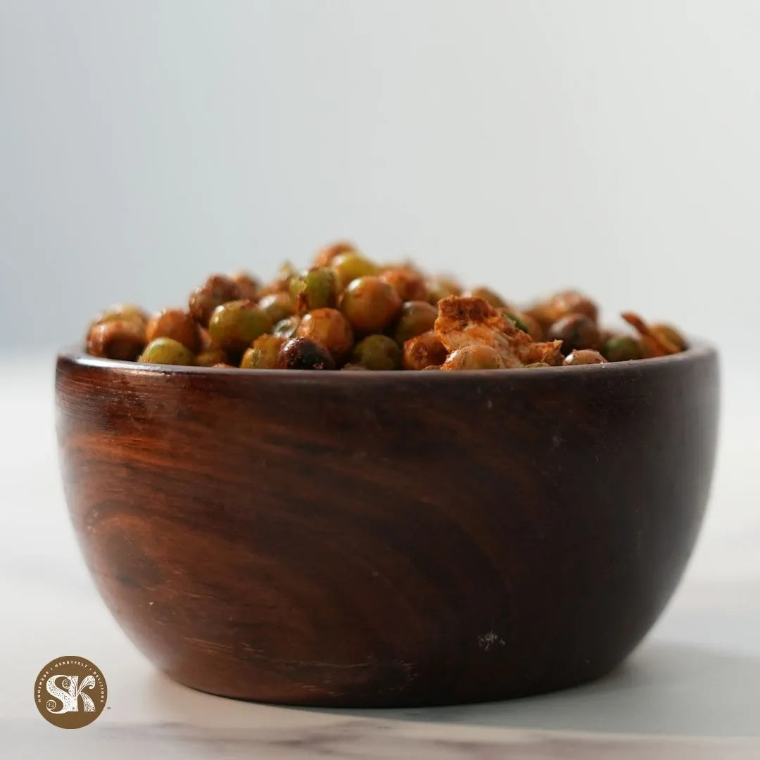 Small Wooden Bowl | Sheesham Wood | 4 Inch | Wax-Free | Chemical Coating Free