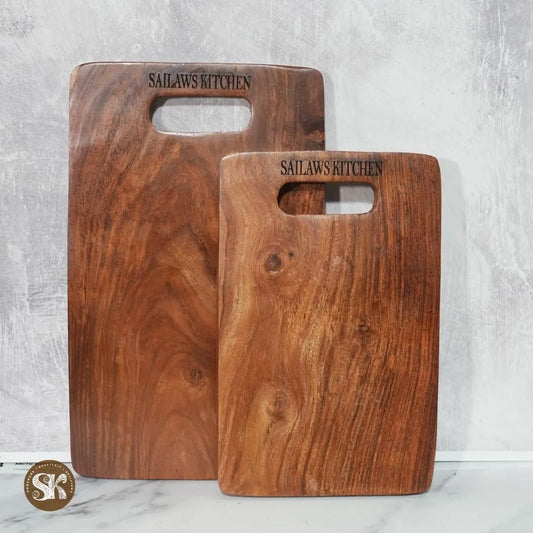 Chopping Board Combo | Sheesham Wood Cutting Boards | 12 & 16 Inch | Toxin-Free Polishing