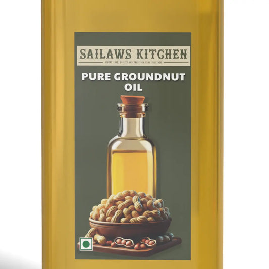 100% Pure Groundnut Oil 500ml | Palli/Verusenaga Noone | Ganuga Noone